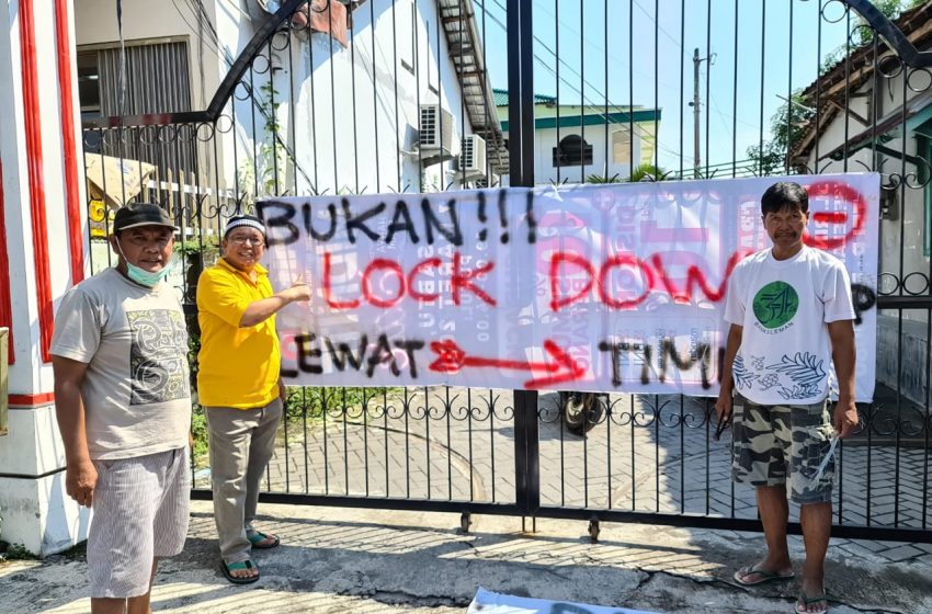  Negara Tak Hadir, Warga Lockdown Mandiri