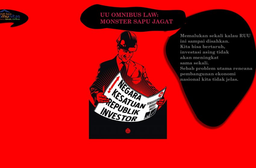  UU Omnibus Law : Monster Sapu Jagat
