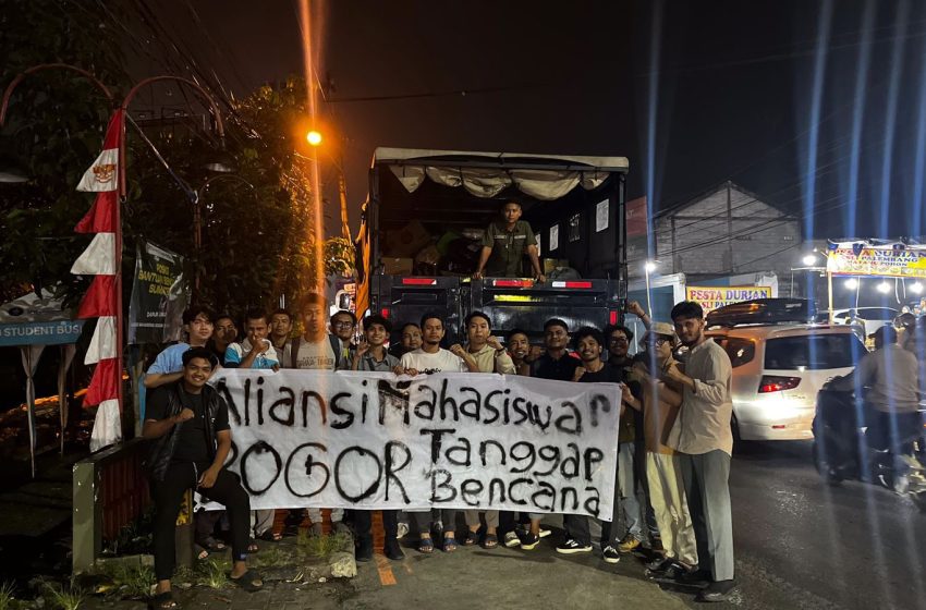  Aliansi Mahasiswa Bogor Salurkan Bantuan untuk Korban Bencana Sumatera